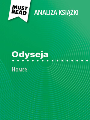 cover image of Odyseja książka Homer (Analiza książki)